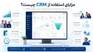 مزایای استفاده از CRM چیست؟ راهنمای کامل برای افزایش فروش و بهبود ارتباط با مشتری